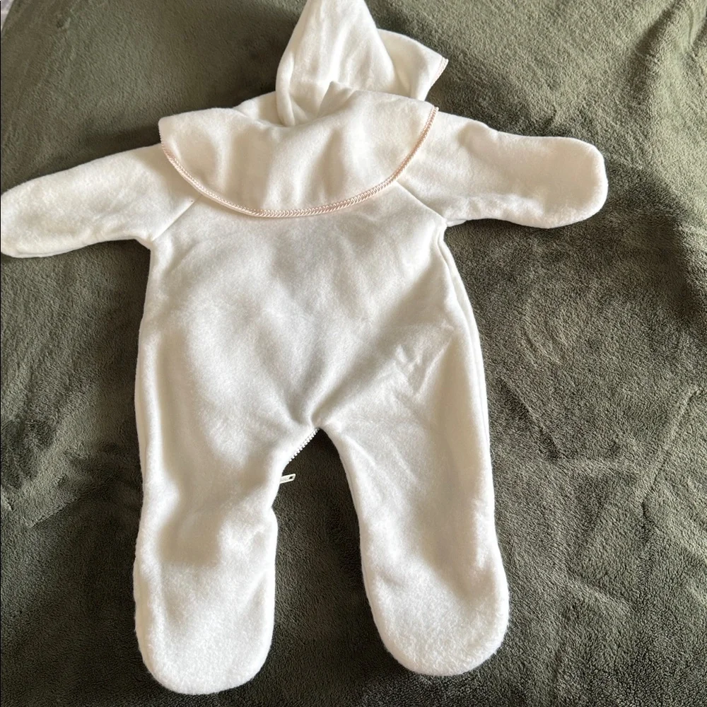 Vintage CC Baby Floral Embroidered Baby Bunting Snowsuit 0-3 Months